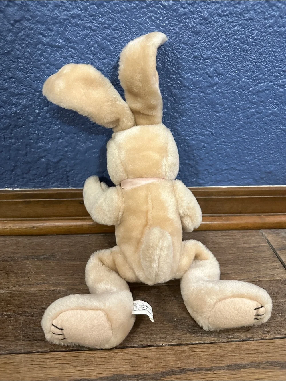 Plush Vintage Caffco International Jointed Bunny Rabbit Stuffed Animal Bend Ears